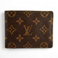 Louis Vuitton Engraved Monogram Wallet – Multiple Bifold — white product photo