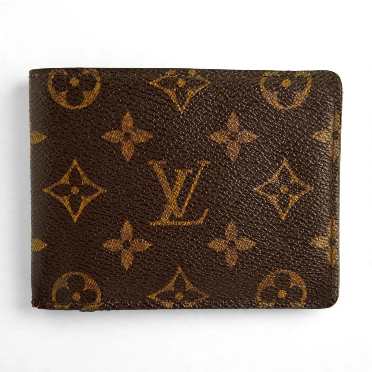 Louis Vuitton Engraved Monogram Wallet – Multiple Bifold — white product photo