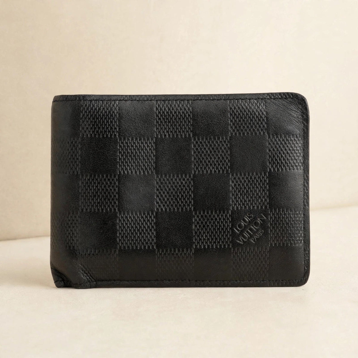 Louis Vuitton Multiple Bifold Wallet – Damier Graphite Black — cream product photo