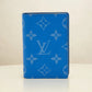 Louis Vuitton Surfin’ Blue pocket organizer in cream studio
