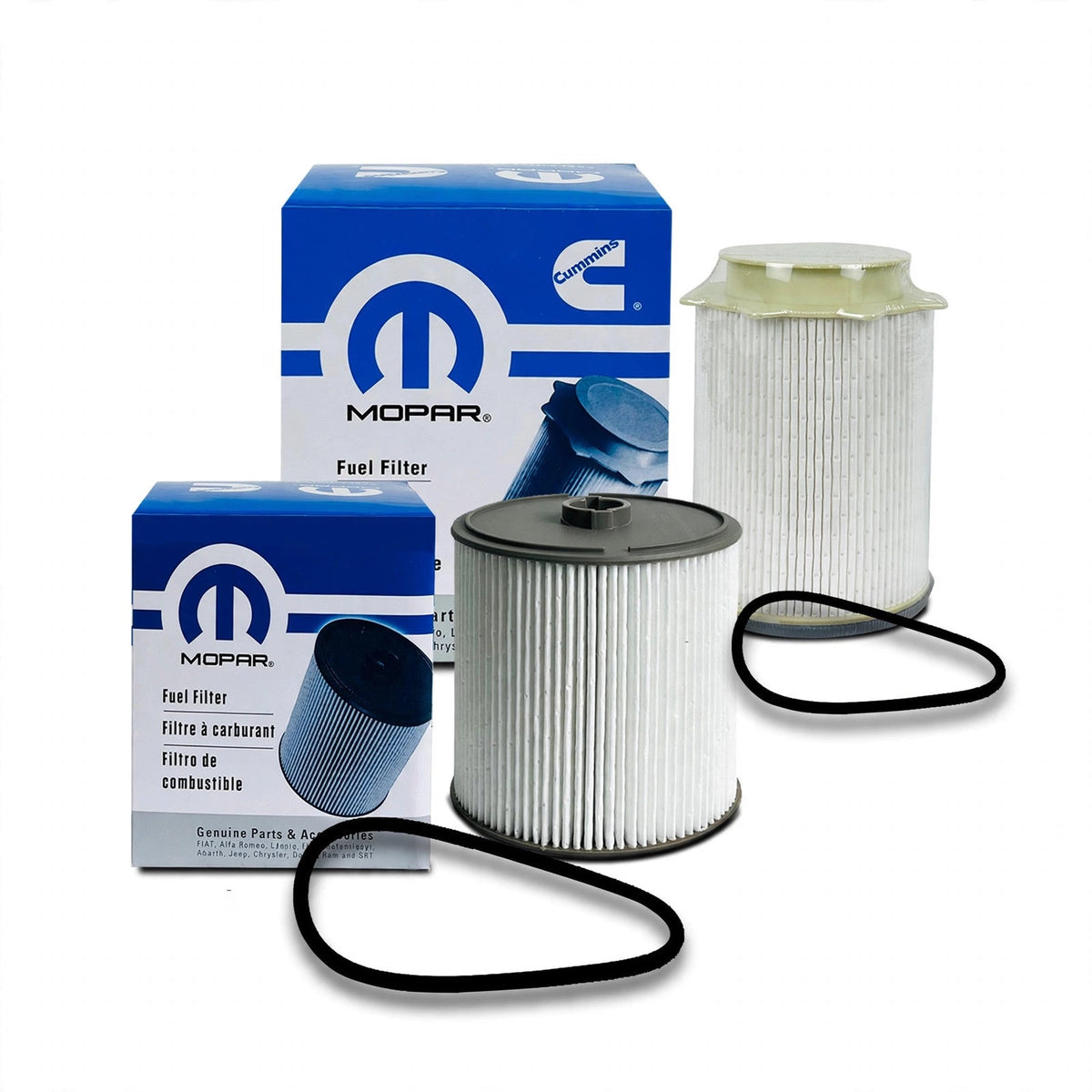 Mopar 68157291AA fuel filter close-up