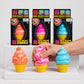 Hand squeezing the NeeDoh Nice Cream Cone toy