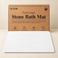 Diatomaceous earth bath mat in cream studio