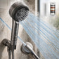 Filtered handheld shower head with water spray
