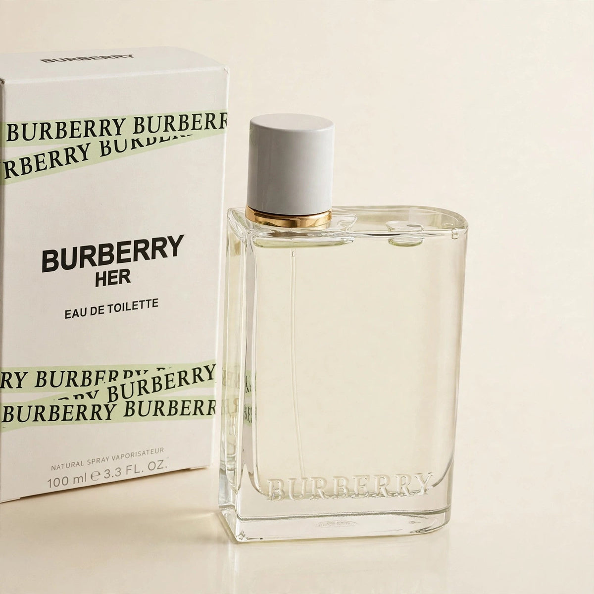 Burberry Her Eau de Toilette 100ml for Women — cream studio editorial