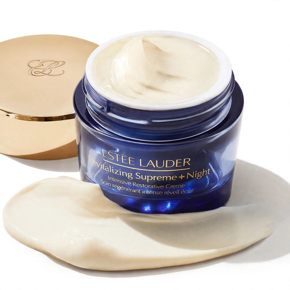Estee Lauder Revitalizing Supreme Night Intensive Restorative Creme on white background