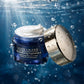 Estee Lauder Night Power Bounce Creme jar in clear water
