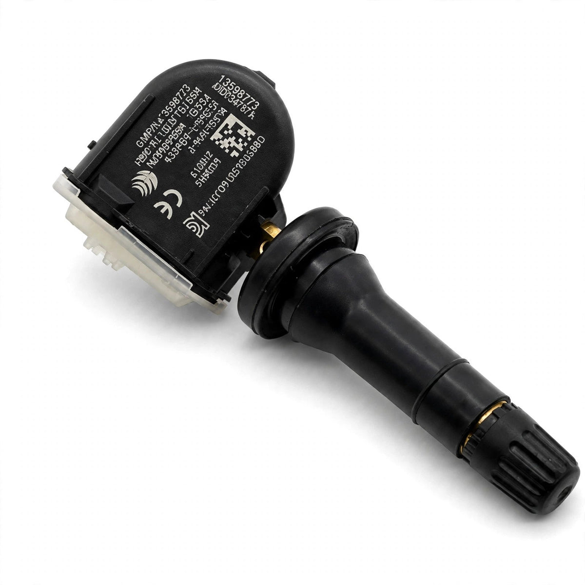 13598773 TPMS tire pressure sensor on white background