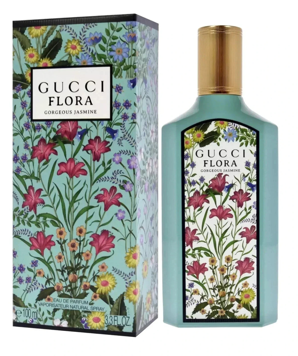 Gucci Flora Gorgeous Jasmine Eau de Parfum 3.3 oz 100 ml Perfume for Women