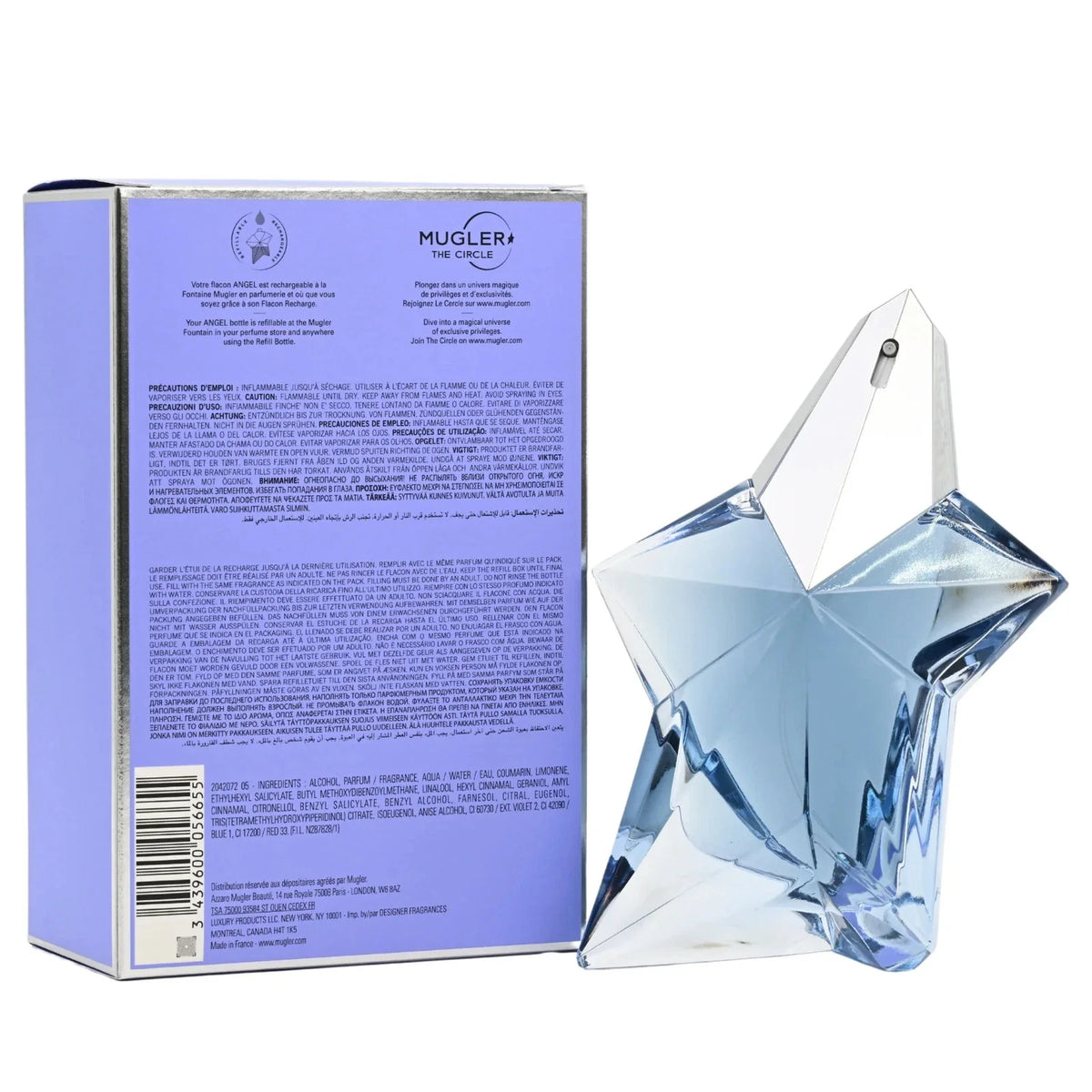 Angel by Thierry Mugler EDP Spray 50 ml / 1.7 oz Non-Refillable Star Bottle
