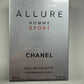 CHANEL Allure Homme Sport EDT Spray 100 ml / 3.4 oz Men’s Fragrance