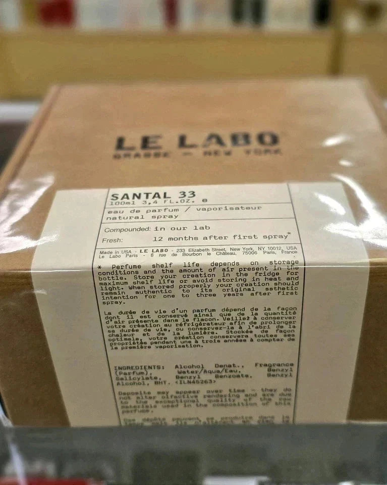 Le Labo Santal 33 Eau de Parfum 3.4 oz 100 ml Unisex Fragrance New in Box