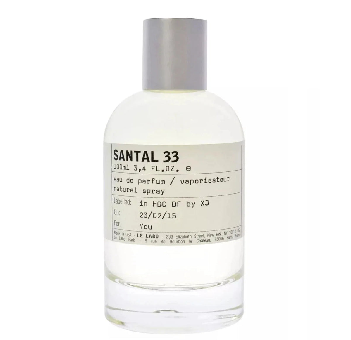 Le Labo Santal 33 Eau de Parfum 3.4 oz / 100 ml Unisex Fragrance New in Box