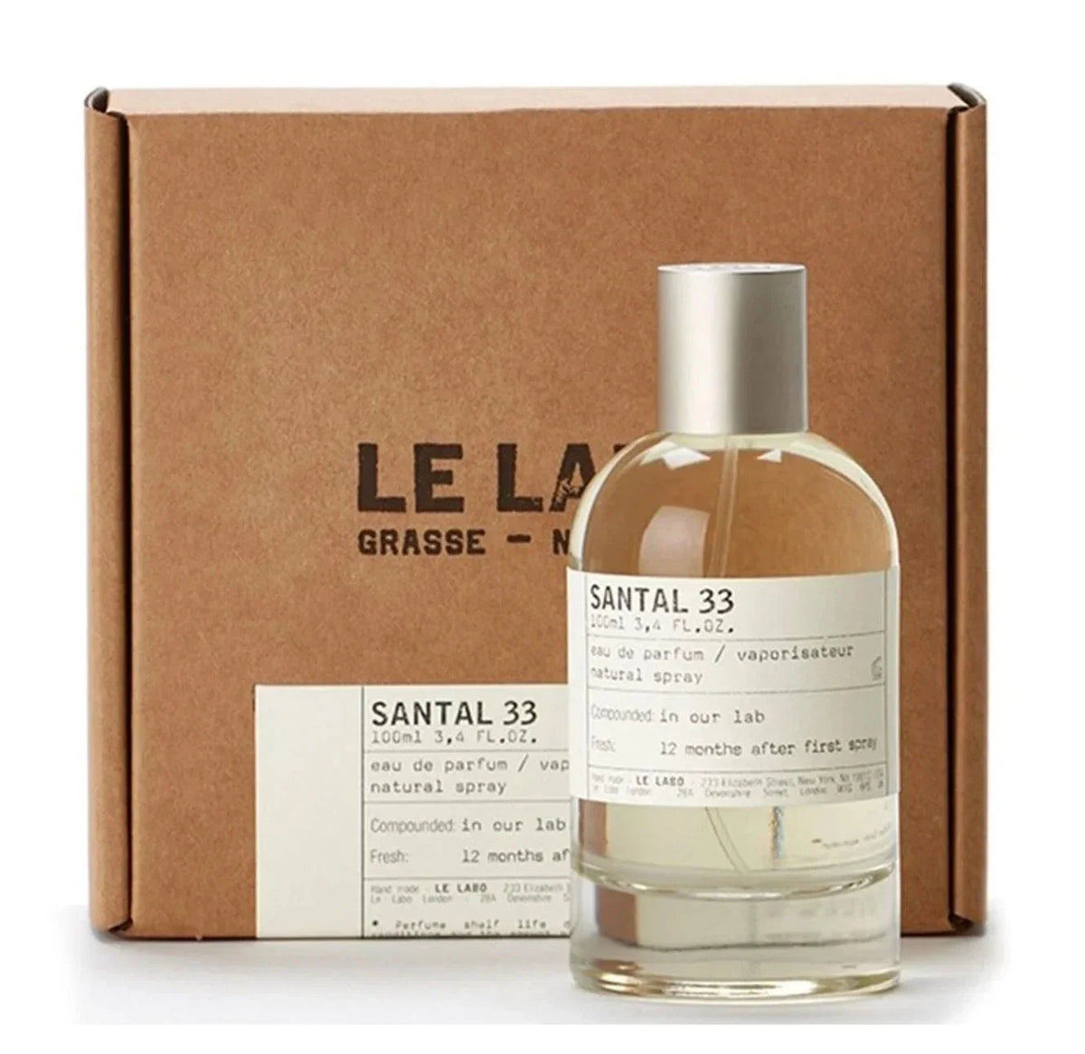 Le Labo Santal 33 Eau de Parfum 3.4 oz 100 ml Unisex Fragrance New in Box