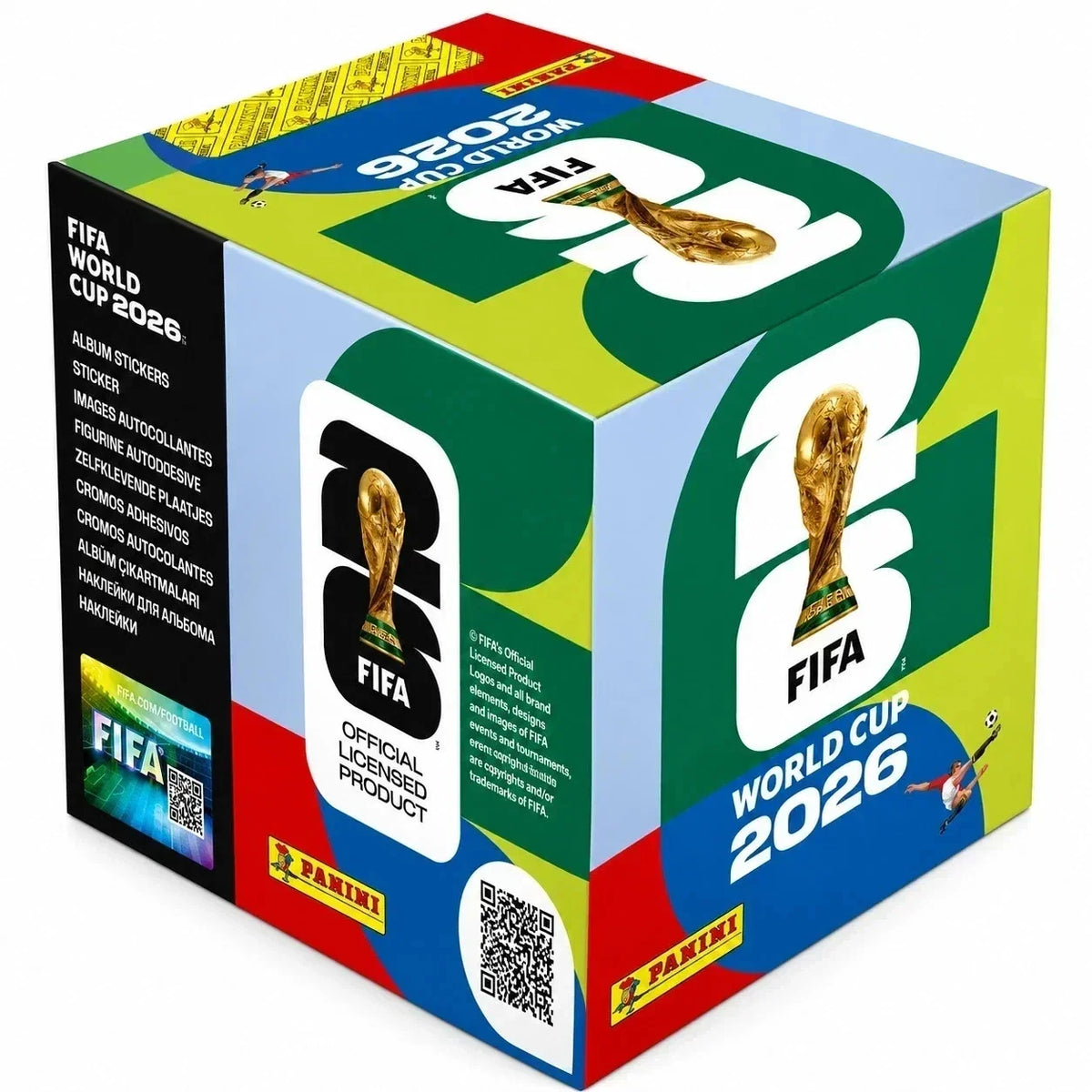 Panini FIFA World Cup 2026 Sticker Collection Box – 50 Packs / 350 Stickers