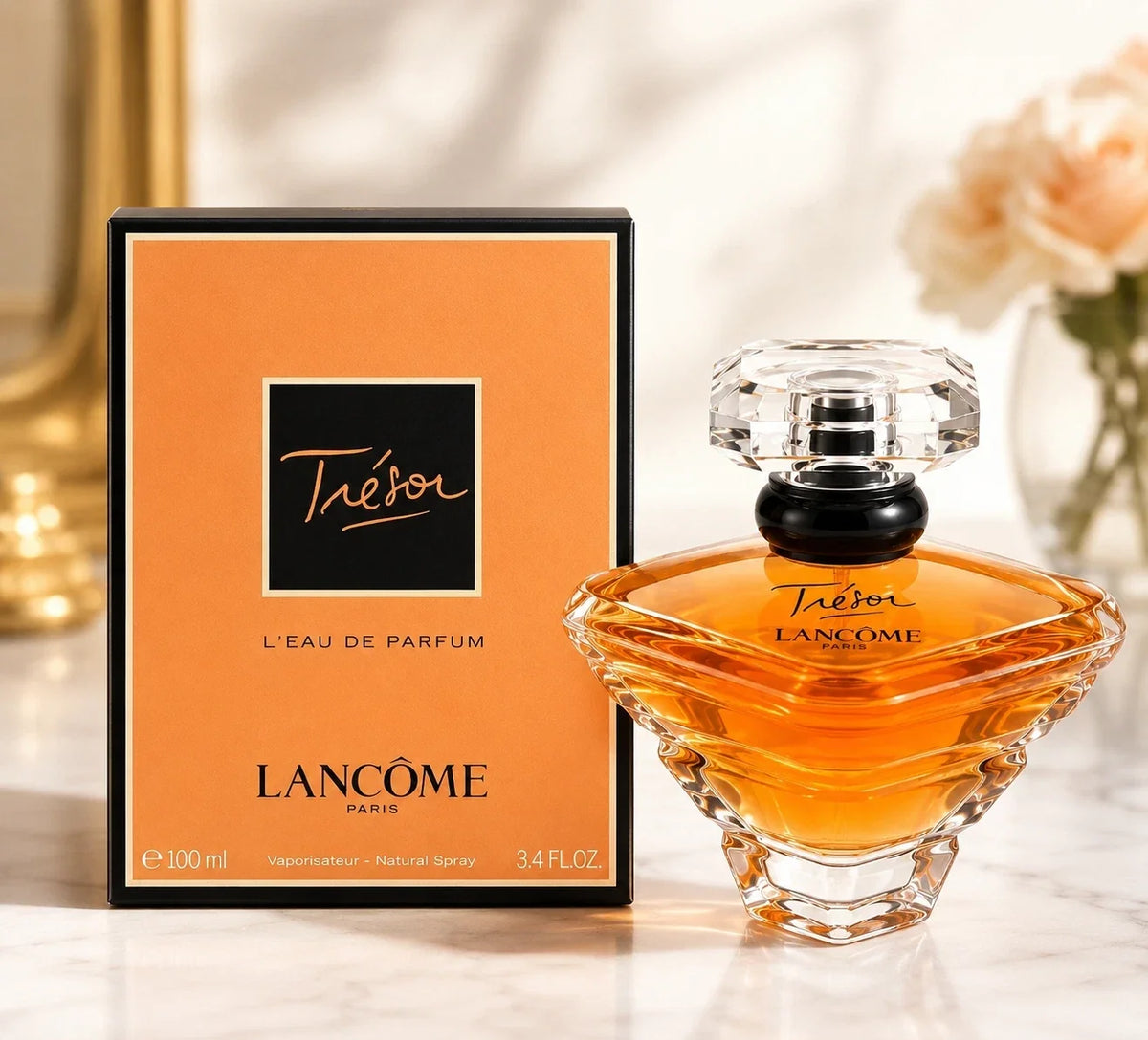 Lancôme Trésor Eau de Parfum Spray 3.4 oz / 100 ml for Women New Sealed