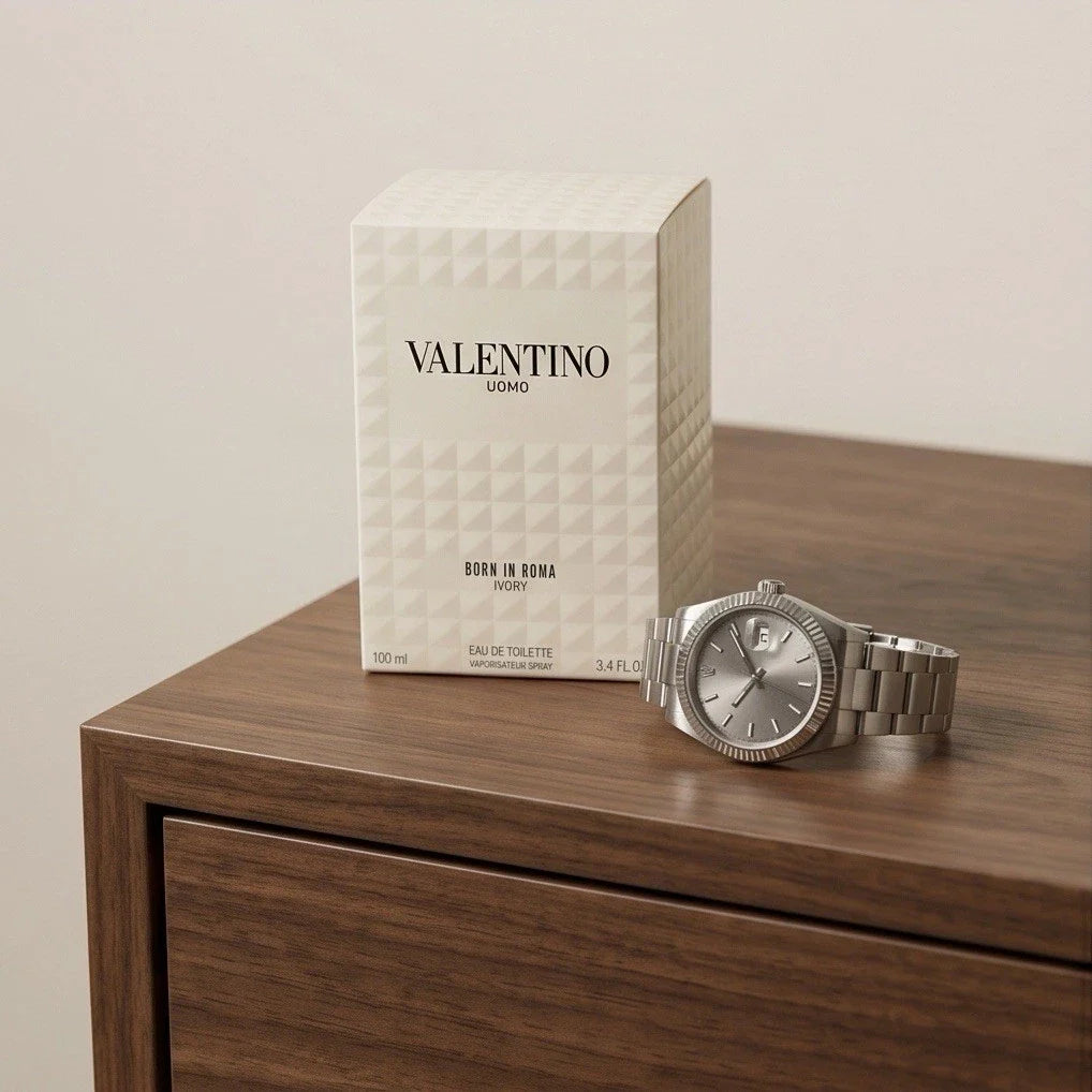 Valentino Born In Roma Uomo Ivory EDT Spray 3.4 oz – Men’s Fragrance