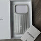 Premium Aluminum iPhone 17 Pro Max Case – Silver RIMOWA Style Protective Cover