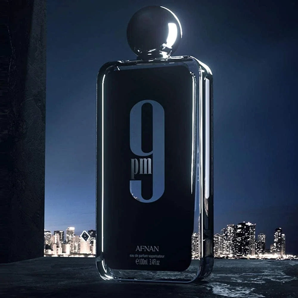 Afnan 9 PM Eau de Parfum 3.4 oz / 100 ml for Men Brand New Original