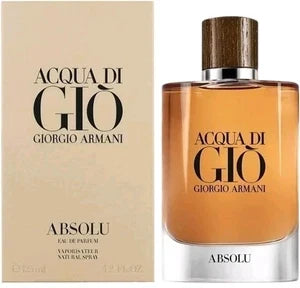 Acqua di Giò Absolu by Giorgio Armani – Men’s EDP Spray 4.2oz 125ml