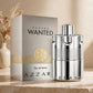 Azzaro Wanted Eau de Parfum 100ml / 3.3oz for Men bottle and box in warm beige studio